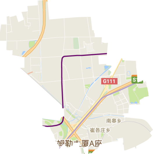崔各庄地区办事处电子地图