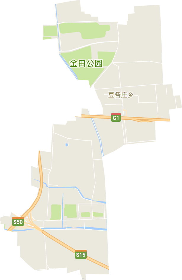 豆各庄地区办事处电子地图