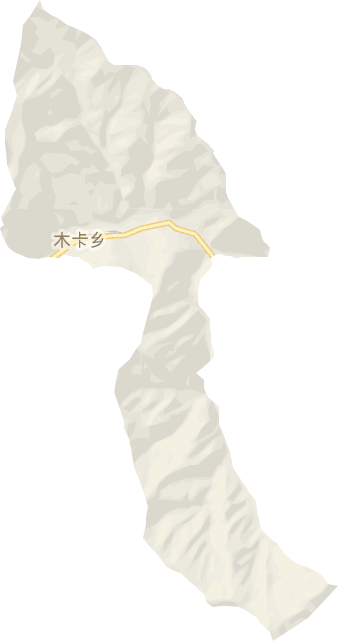 木卡乡电子地图