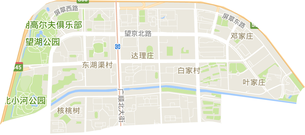 望京开发街道电子地图