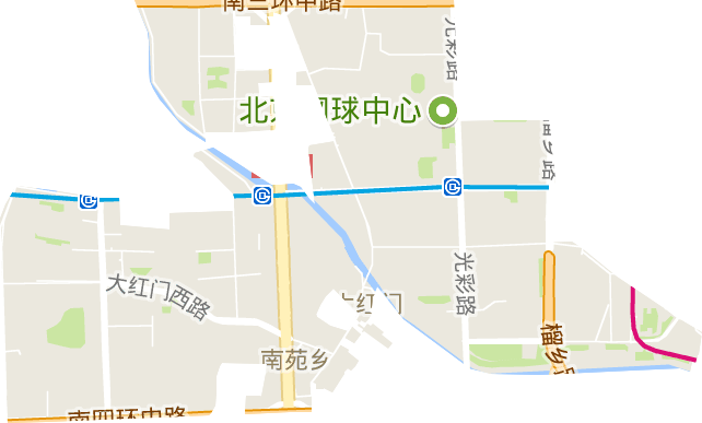 大红门街道电子地图