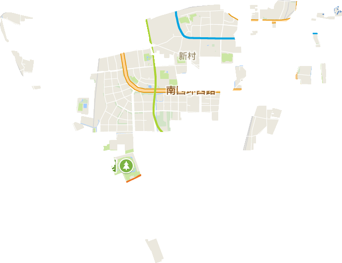 新村街道电子地图