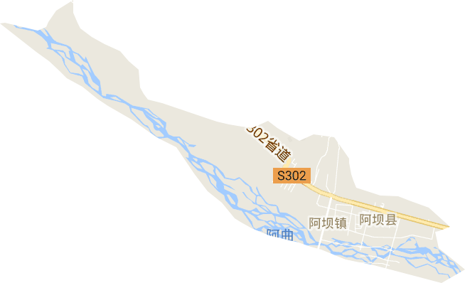 阿坝镇电子地图