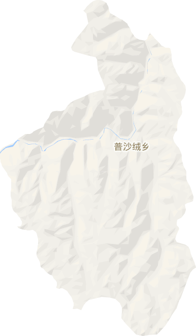 普沙绒乡电子地图