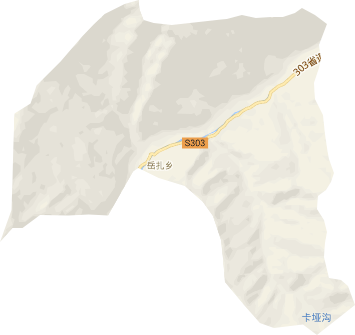 岳扎乡电子地图