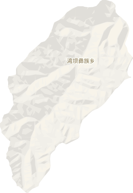 湾坝彝族乡电子地图