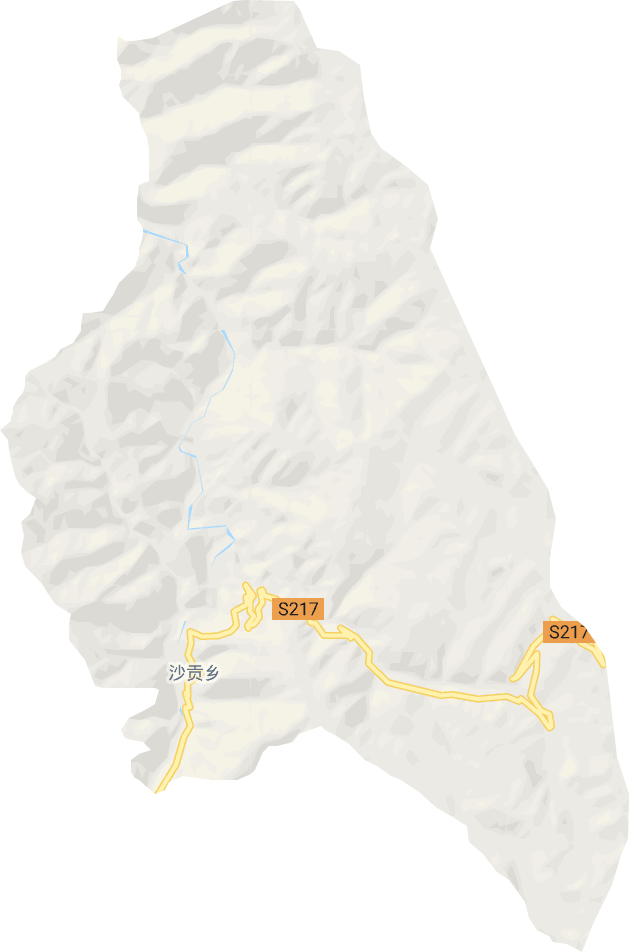 沙贡乡电子地图