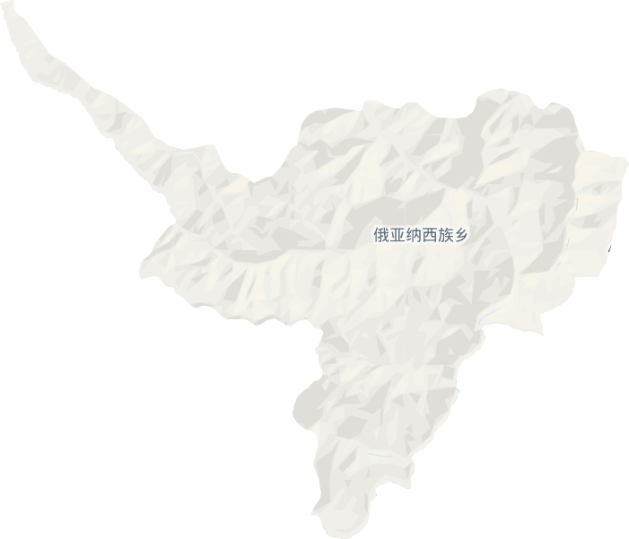 俄亚纳西族乡电子地图