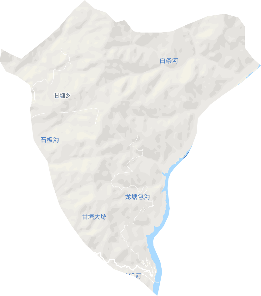 甘塘乡电子地图