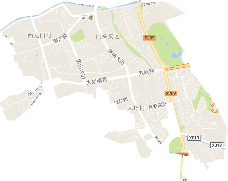 大峪街道电子地图