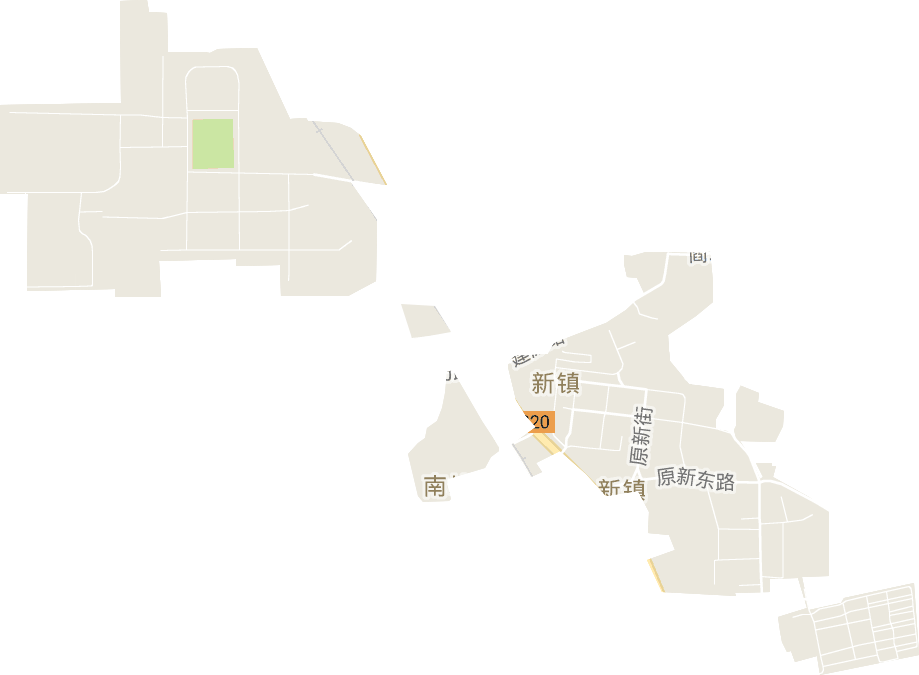 新镇街道电子地图