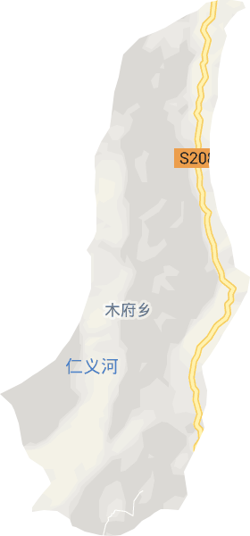 木府乡电子地图