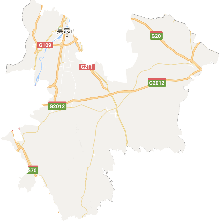 吴忠市电子地图