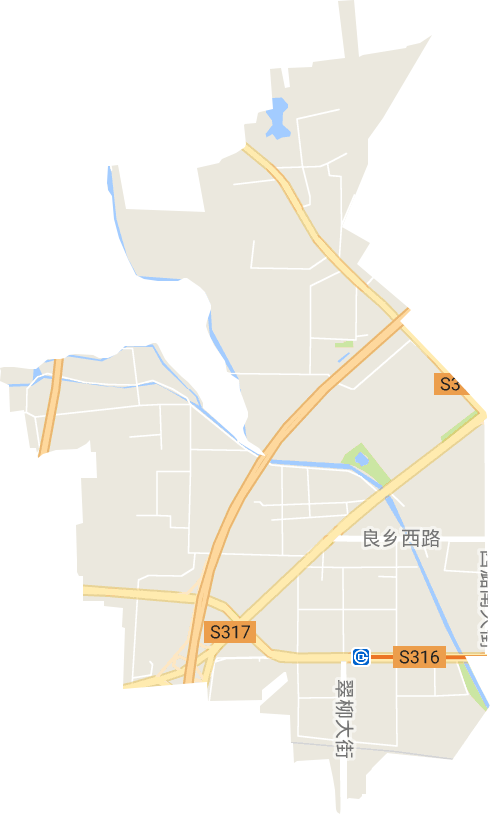 西潞街道电子地图