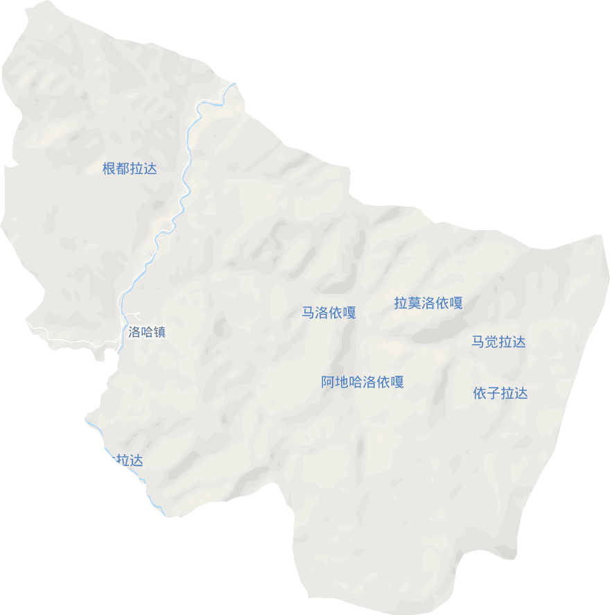 洛哈镇电子地图