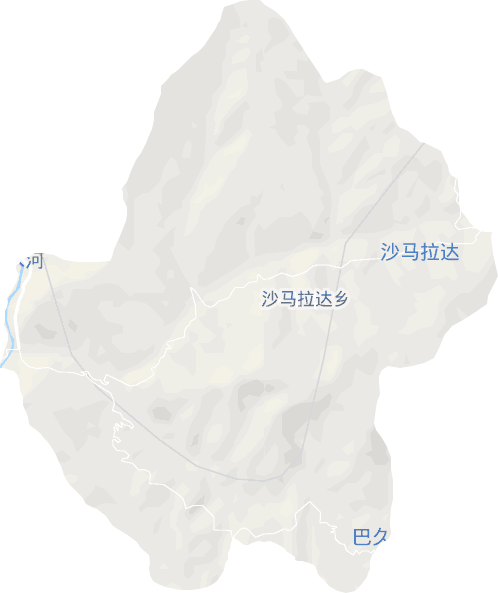 沙马拉达乡电子地图