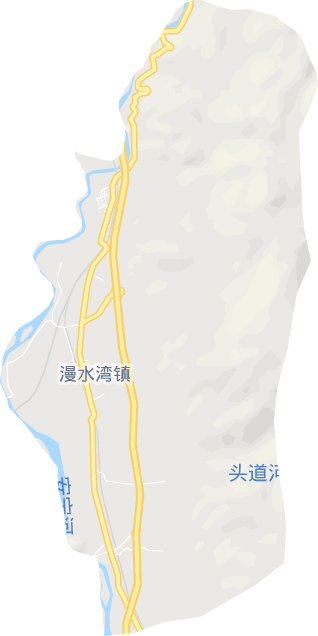 漫水湾镇电子地图