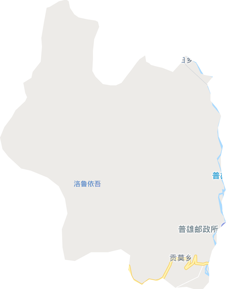 贡莫乡电子地图