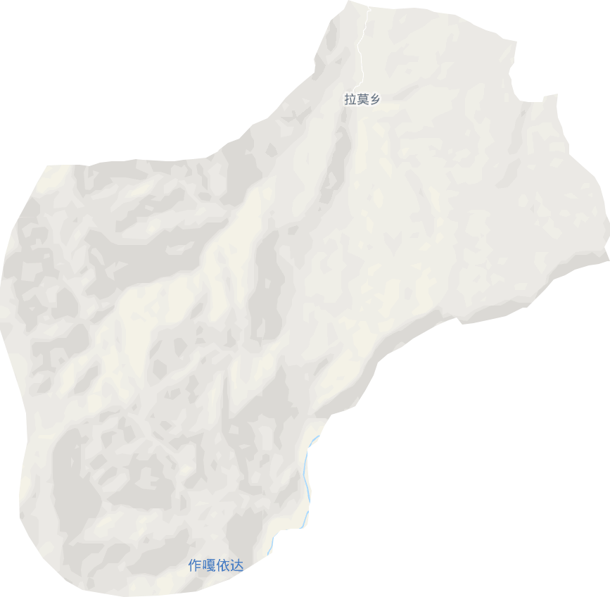 拉莫乡电子地图