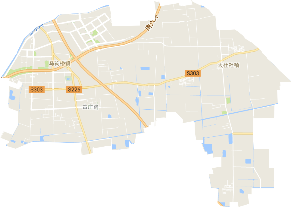 马驹桥镇电子地图