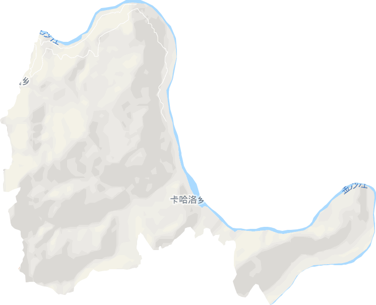 卡哈洛乡电子地图