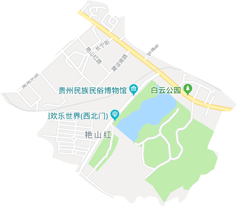 艳山红社区服务中心电子地图
