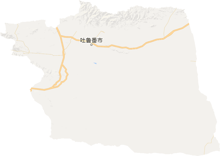 吐鲁番市电子地图