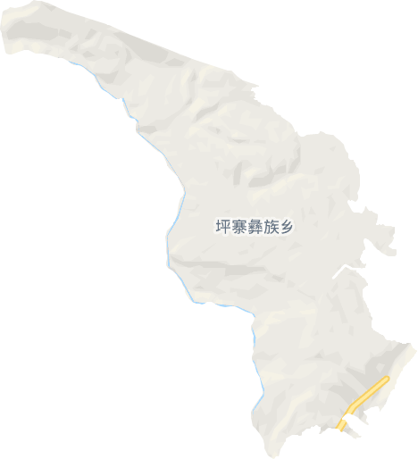 坪寨彝族乡电子地图