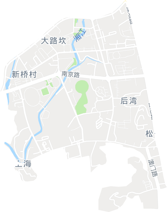 上海路街道电子地图