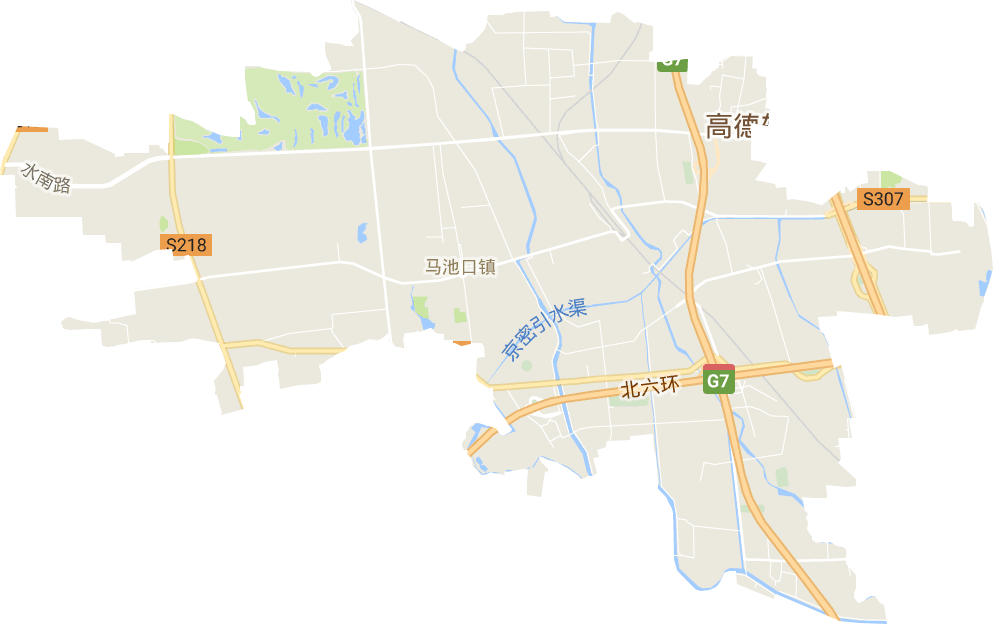 马池口地区办事处电子地图