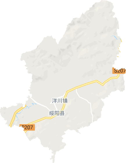 洋川镇电子地图