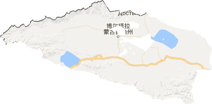 博尔塔拉蒙古自治州电子地图