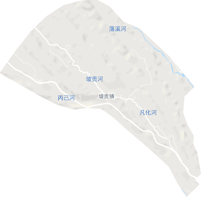 坡贡镇电子地图