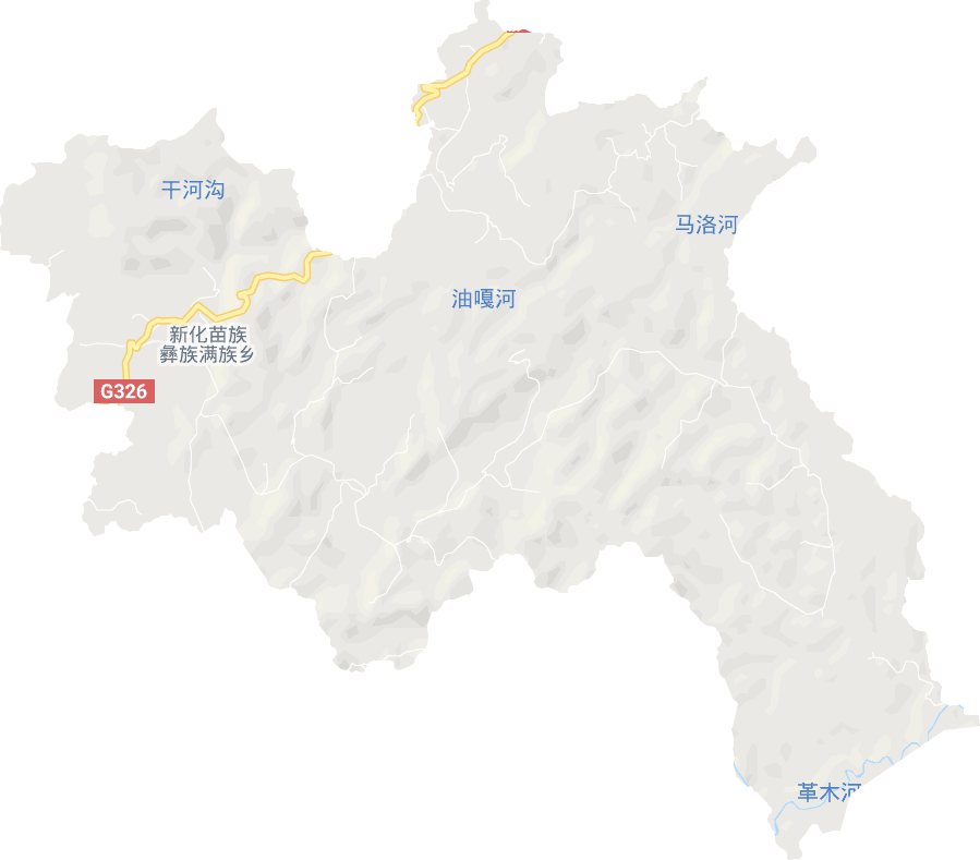 新化苗族彝族满族乡电子地图