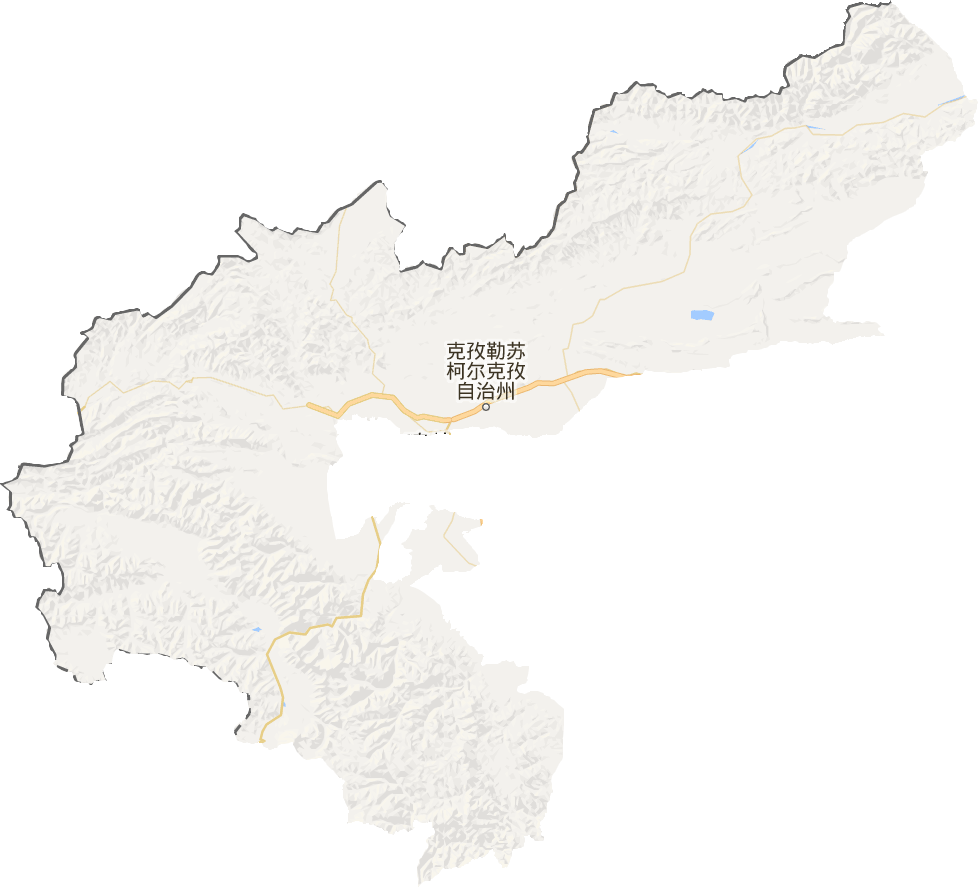 克孜勒苏柯尔克孜自治州电子地图
