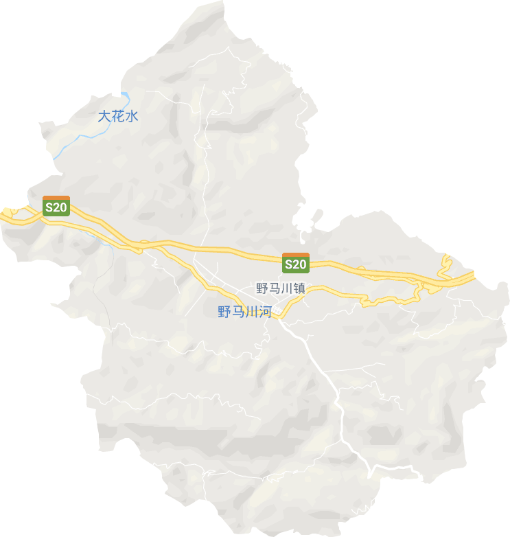 野马川镇电子地图