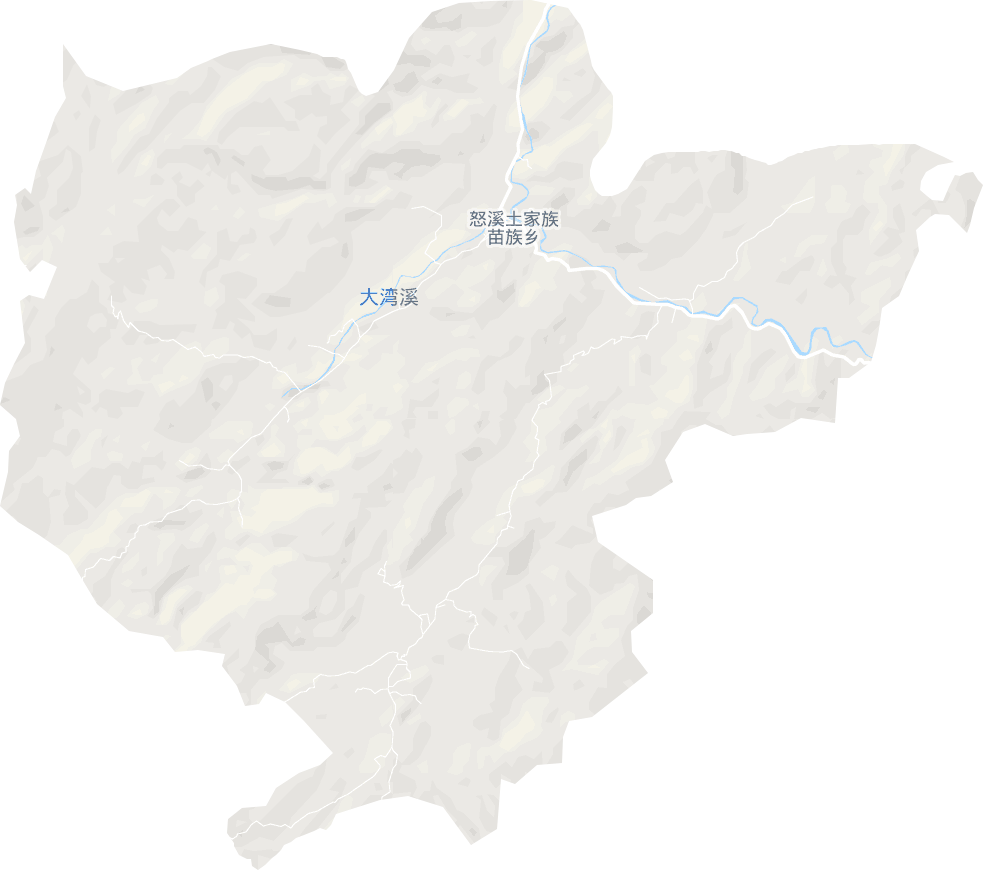 怒溪镇电子地图