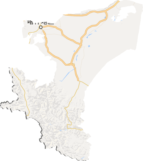 喀什地区电子地图