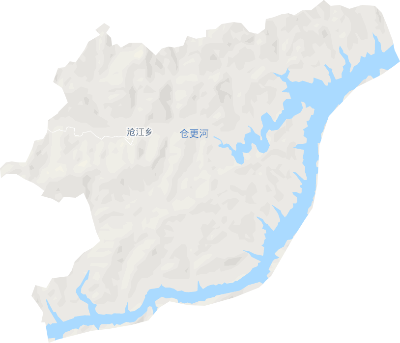 沧江乡电子地图