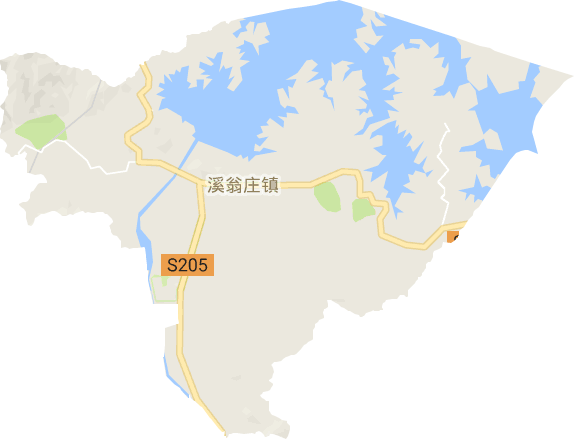 溪翁庄镇电子地图