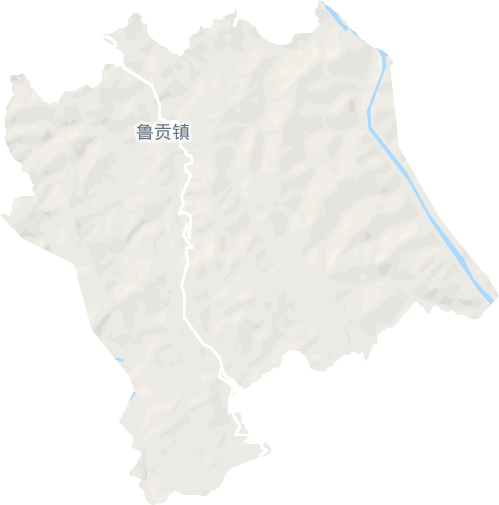 鲁贡镇电子地图