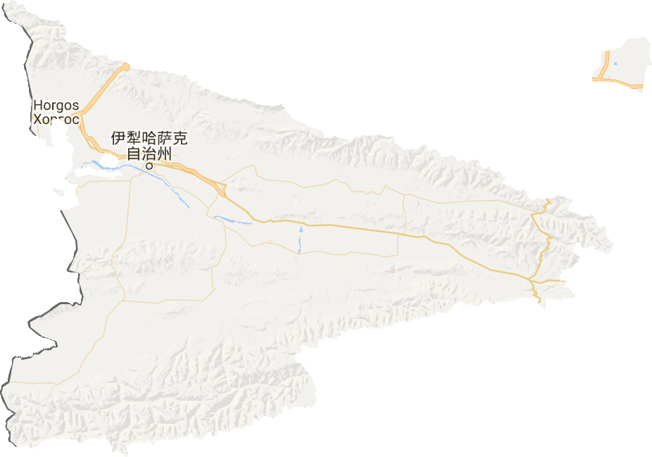 伊犁哈萨克自治州电子地图