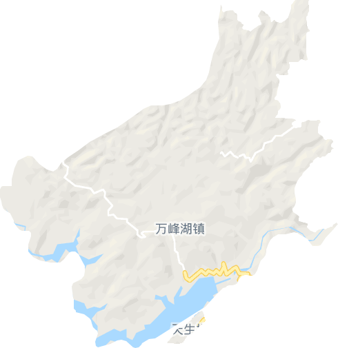 万峰湖镇电子地图