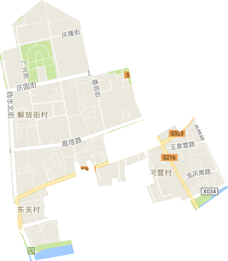 香水园街道电子地图