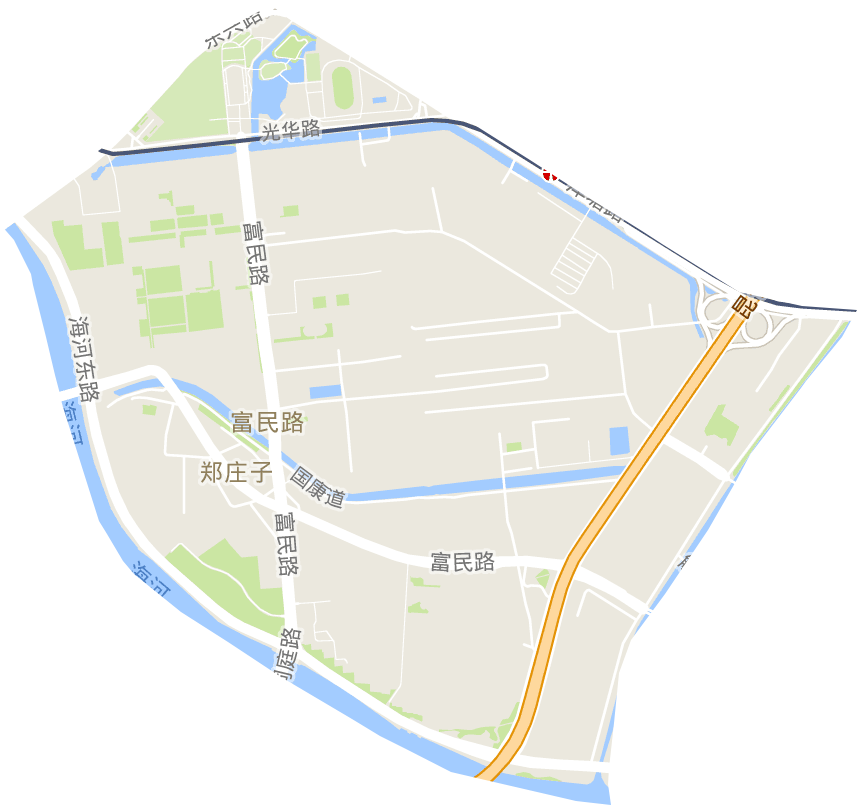 富民路街道电子地图
