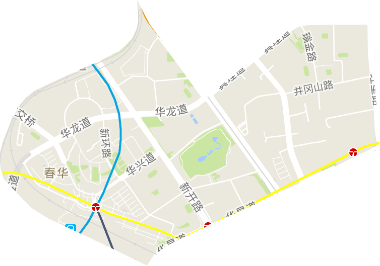 春华街道电子地图