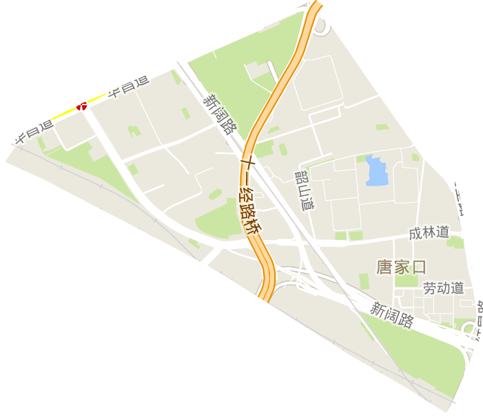 唐家口街道电子地图