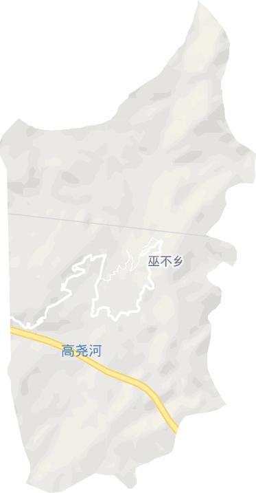 巫不乡电子地图