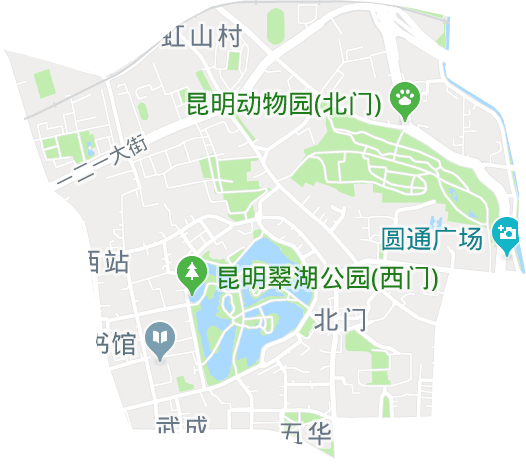 华山街道电子地图
