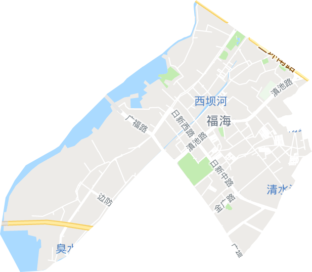 福海街道电子地图